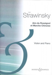 Stravinsky Airs Du Rossignol/marche Chinoise Vln Sheet Music Songbook