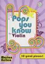 Pops You Know Violin Hellen Book & Cd Sheet Music Songbook