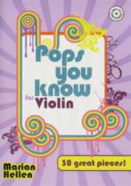 Pops You Know Violin Hellen Book & Cd Sheet Music Songbook