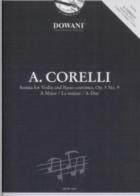 Corelli Sonata Op5 No 9 A Violin/bass Cont Bk & Cd Sheet Music Songbook