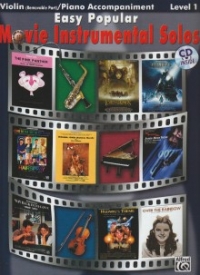 Easy Popular Movie Instrumental Solos Violin&pno Sheet Music Songbook