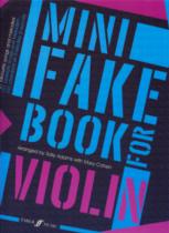 Mini Fake Book Violin Adams/harris Sheet Music Songbook
