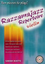 Razzamajazz Repertoire Violin Watts Book & Cd Sheet Music Songbook
