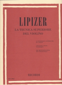 Lipizer Tecnica Superiore Del Violino Sheet Music Songbook