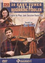 20 Easy Tunes For The Beginning Fiddler Wood Dvd Sheet Music Songbook