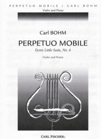 Bohm Perpetuum Mobile C Violin Sheet Music Songbook