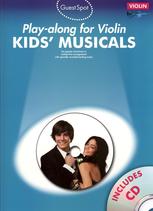 Guest Spot Kids Musicals Violin Book & Cd Sheet Music Songbook