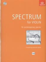 Spectrum Violin Wood Book & Cd Sheet Music Songbook