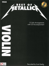 Best Of Metallica Violin Book & Cd Sheet Music Songbook