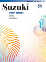 Suzuki Violin School Vol 5 Violin Pt + Cd Revised Sheet Music Songbook