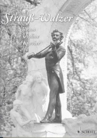 Strauss J Waltzer Album Violin Piano Sheet Music Songbook
