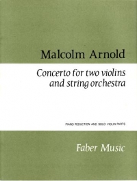 Arnold Concerto For Two Violins & Piano Sheet Music Songbook