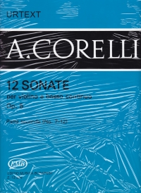 Corelli 12 Sonatas Nos. 7-12 Violin & Piano Sheet Music Songbook