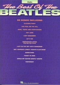Best Of The Beatles Violin Sheet Music Songbook