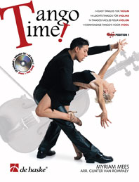 Tango Time Mees Book & Cd Violin Sheet Music Songbook