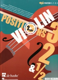 Violin Positions 3 - 2 - 1/2  Dezaire Sheet Music Songbook