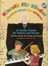 Classical Music For Children Mohrs Violin + Cd Sheet Music Songbook