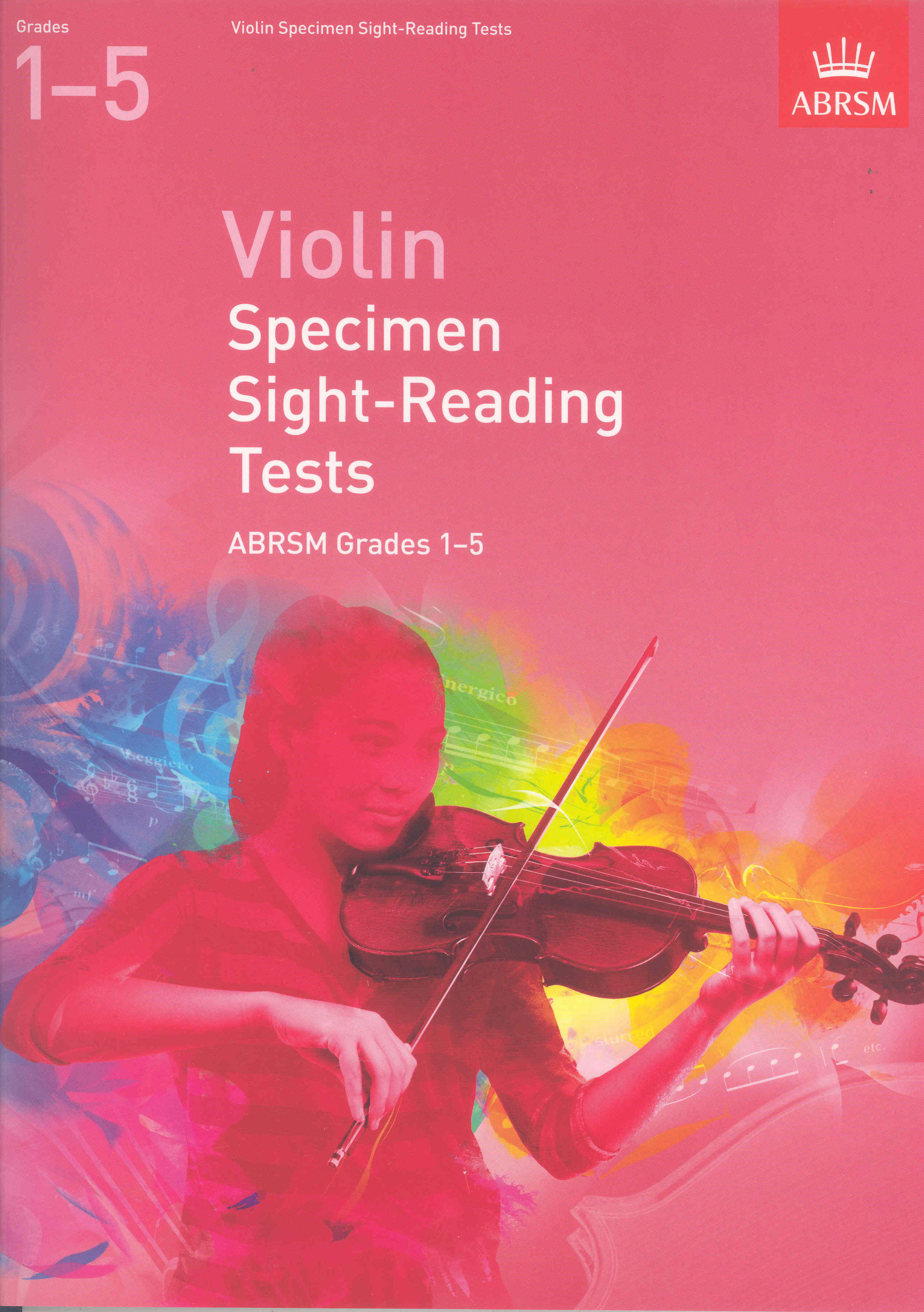 Violin Specimen Sight Reading Grades 1-5 Abrsm Sheet Music Songbook