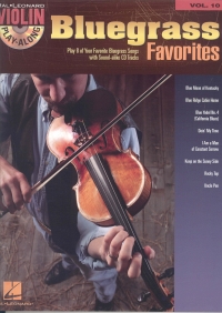 Bluegrass Favourites Book & Cd Violin No.10 Sheet Music Songbook