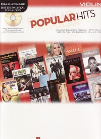 Popular Hits Instrumental Play Along Violin Sheet Music Songbook