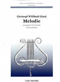 Gluck Melodie Kreisler Violin Sheet Music Songbook