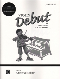 Violin Debut Rae Piano Accompaniments Sheet Music Songbook