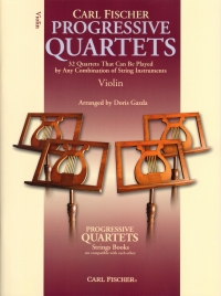Progressive Quartets Violin Gazda Sheet Music Songbook
