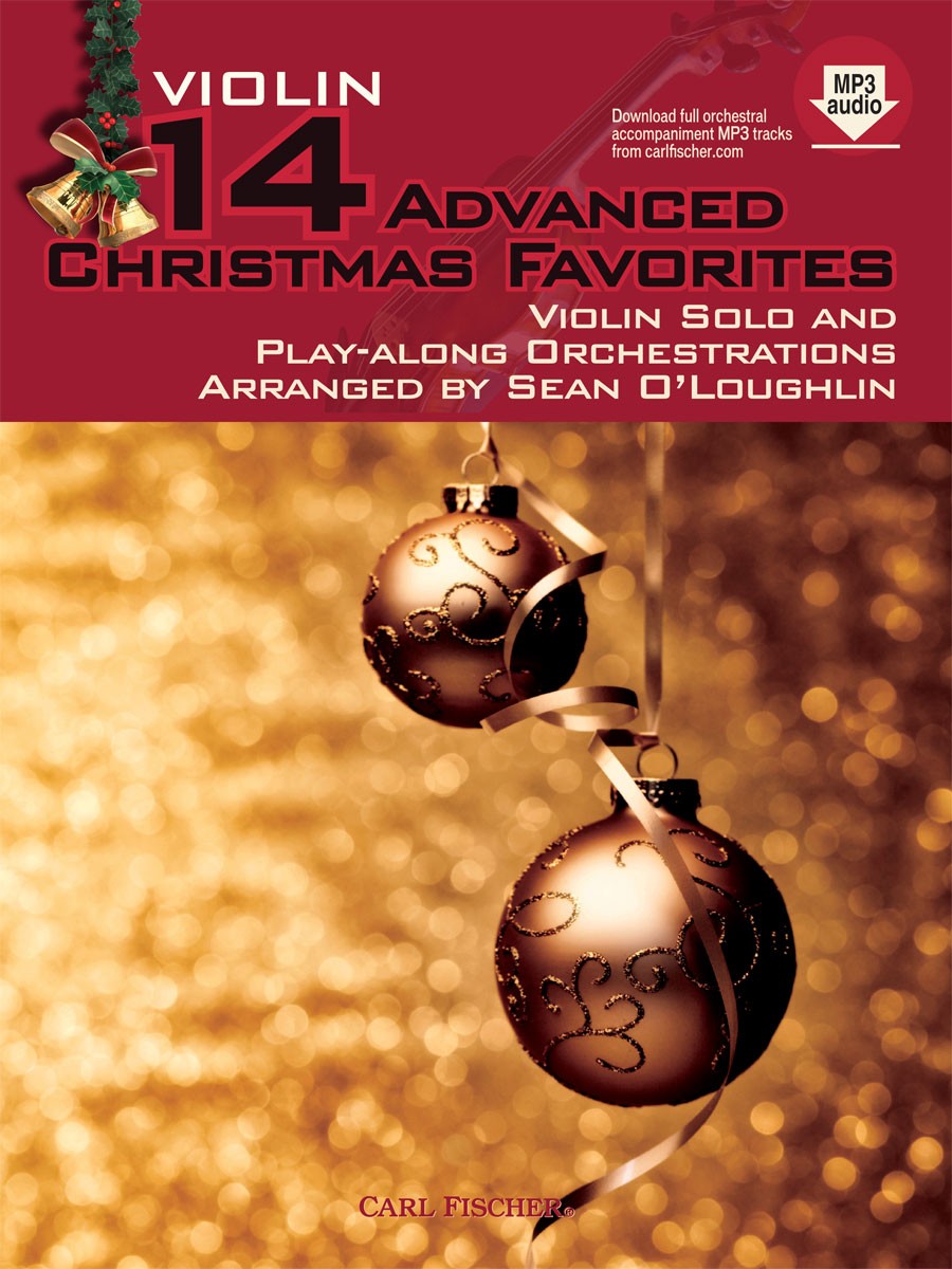 14 Advanced Christmas Favorites Violin + Online Sheet Music Songbook