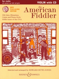 American Fiddler Huws Jones Violin + Cd Sheet Music Songbook