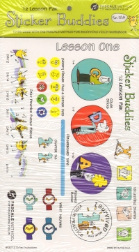 Pascale Method For Beginning Violin Sticker Pak Sheet Music Songbook