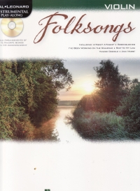 Folksongs Instrumental Play Along Violin + Cd Sheet Music Songbook