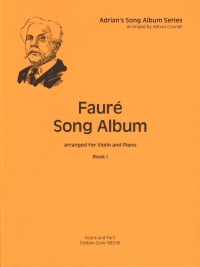 Faure Song Album Book 1 Violin & Piano Connell Sheet Music Songbook