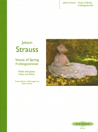 Strauss J Voices Of Spring Violin & Piano Sheet Music Songbook