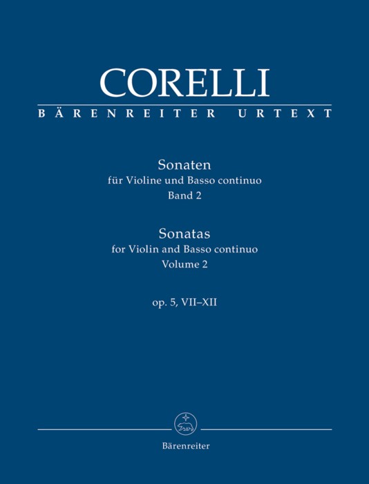 Corelli Sonatas For Violin Vol 2 Op5 Nos Vii-xii Sheet Music Songbook