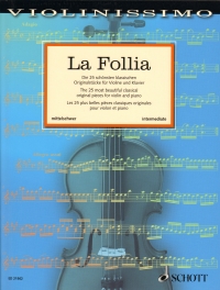 La Follia Violinissimo Violin & Piano Sheet Music Songbook