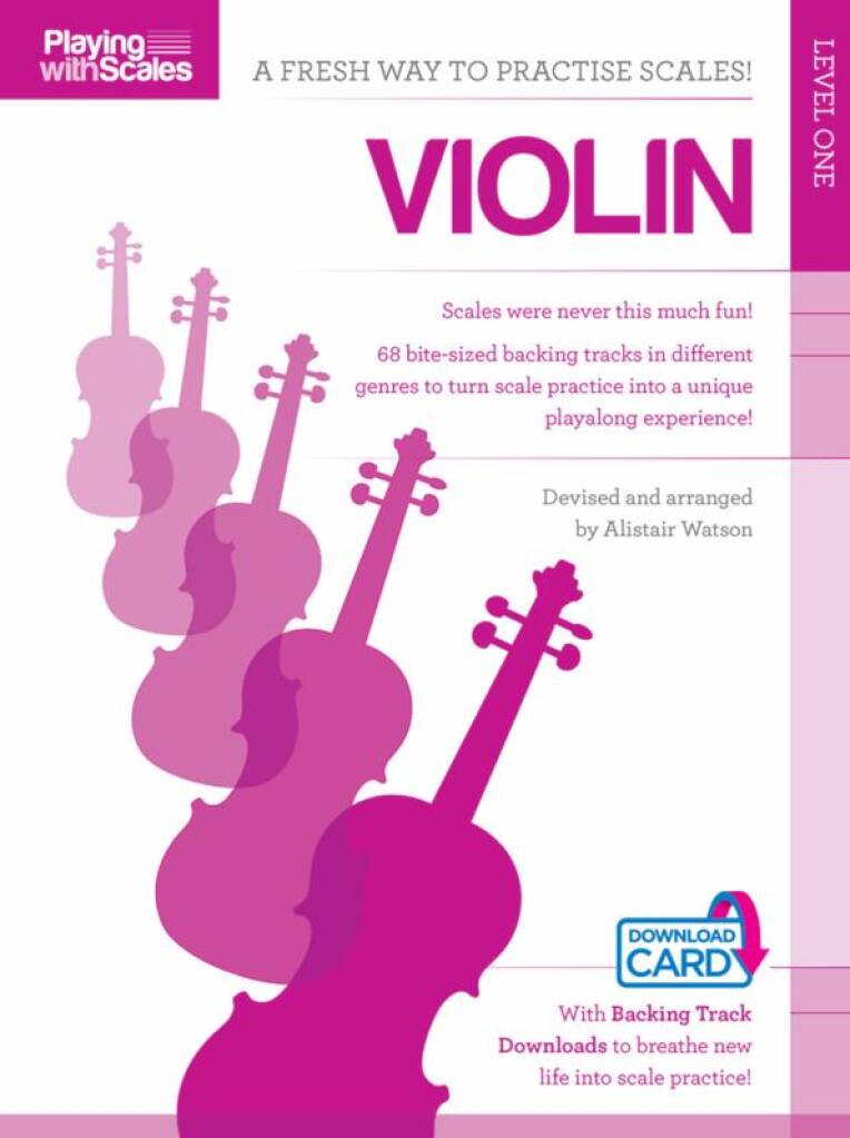 Playing With Scales Violin Level 1 + Online Sheet Music Songbook