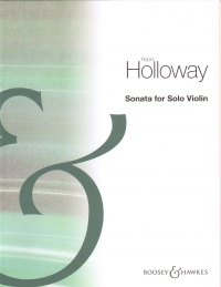 Holloway Sonata Solo Violin Sheet Music Songbook