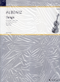 Albeniz Tango Op165/2 Dushkin Violin & Piano Sheet Music Songbook