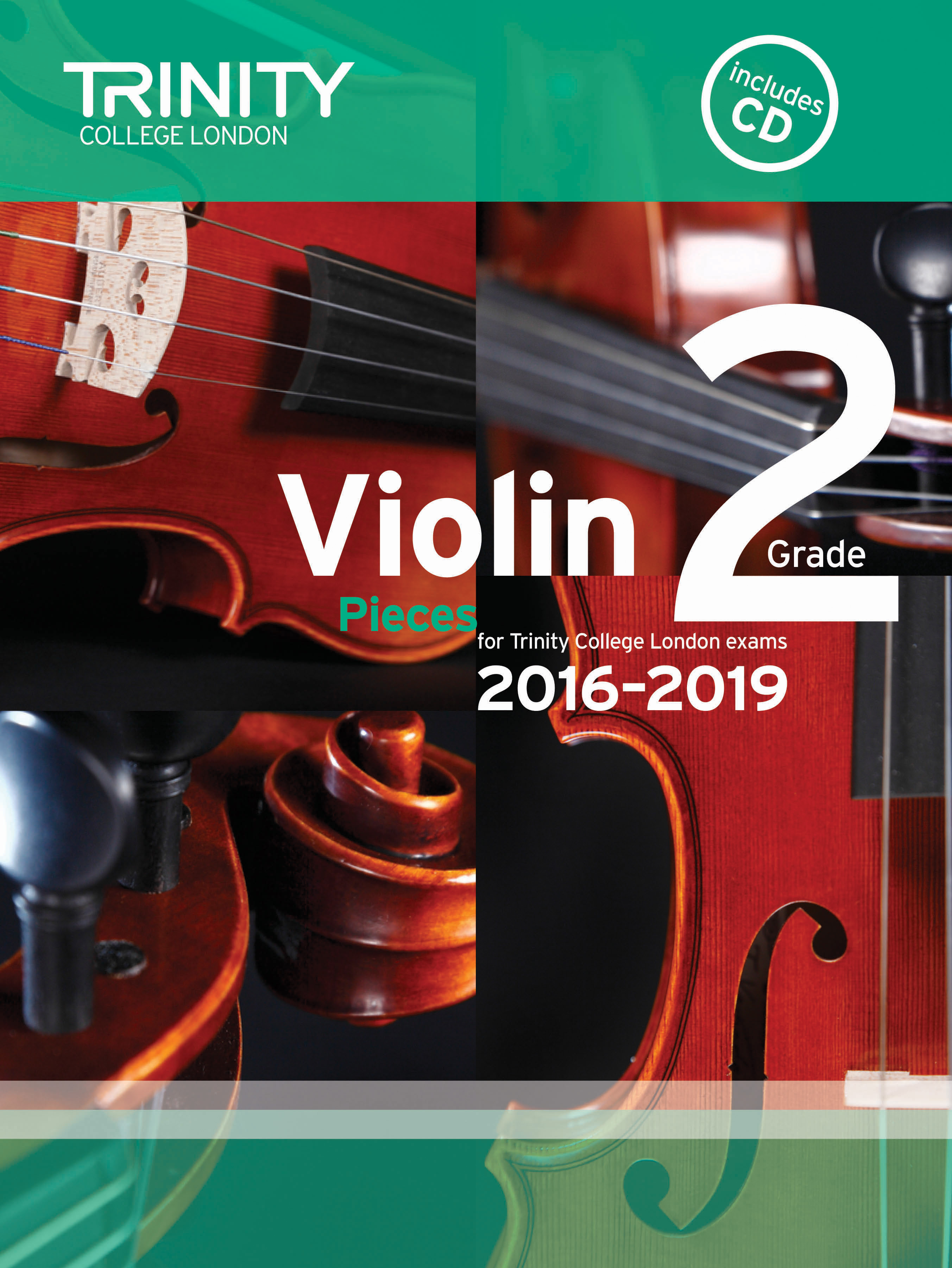 Trinity Violins 2016-2019 Grade 2 Score & Part+cd Sheet Music Songbook