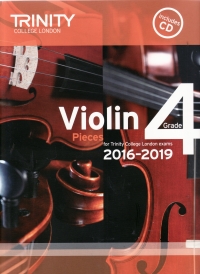 Trinity Violins 2016-2019 Grade 4 Score & Part+cd Sheet Music Songbook