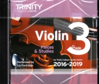 Trinity Violins Cd 2016-2019 Grade 3 Sheet Music Songbook
