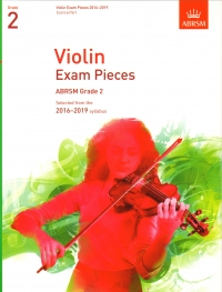 Violin Exams 2016-2019 Grade 2 Violin&piano Abrsm Sheet Music Songbook