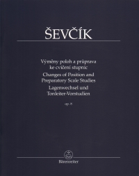 Sevcik Changes Of Position Preparatory Scales Op8 Sheet Music Songbook