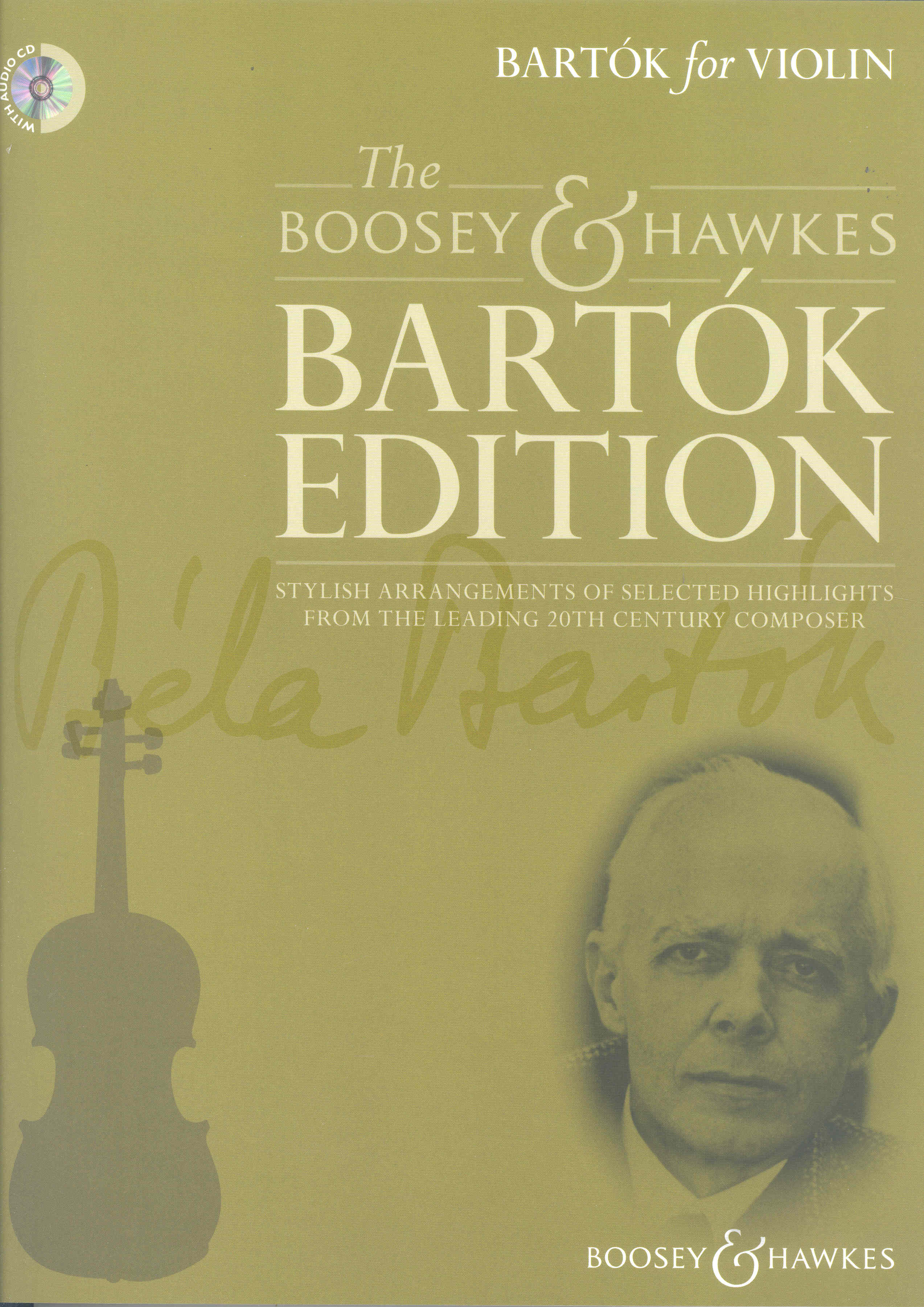 Bartok For Violin + Cd Bartok Edition Sheet Music Songbook