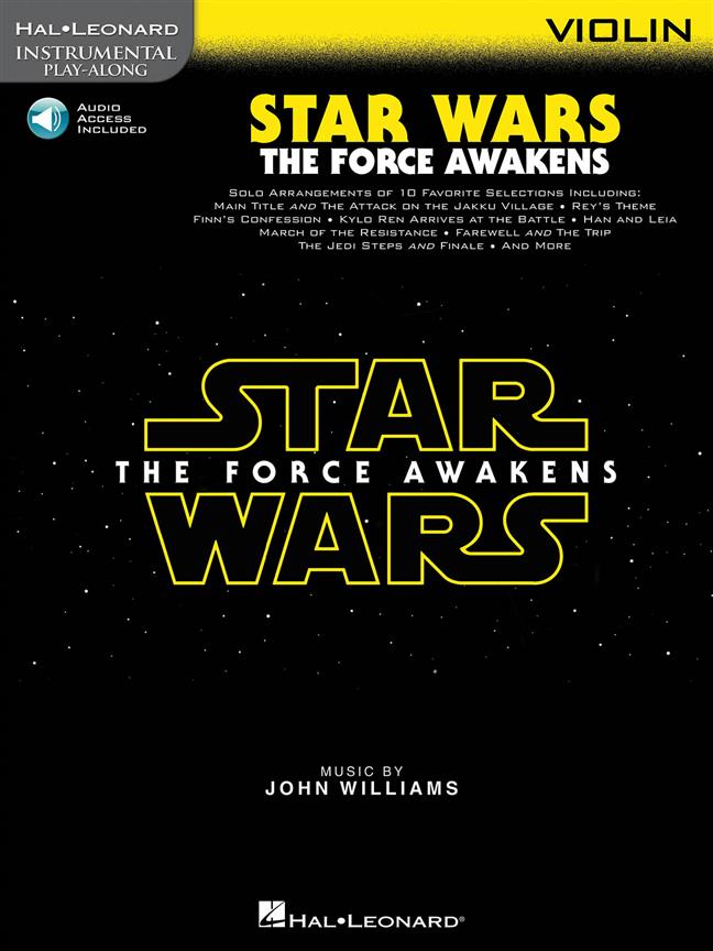Star Wars Vii The Force Awakens Violin + Online Sheet Music Songbook
