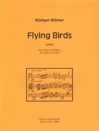 Blomer Flying Birds Violin & Piano Sheet Music Songbook