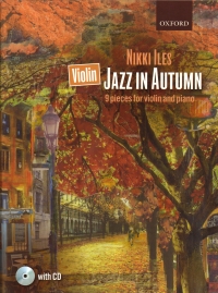 Violin Jazz In Autumn Iles + Cd Sheet Music Songbook