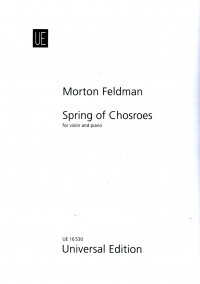 Feldman Spring Of Chosroes Violin & Piano Sheet Music Songbook