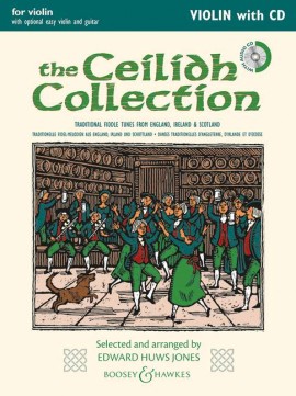Ceilidh Collection Huws Jones Violin + Cd Sheet Music Songbook