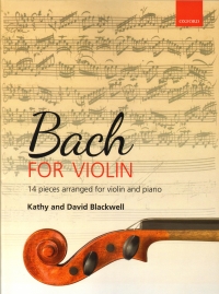 Bach For Violin Blackwell Sheet Music Songbook